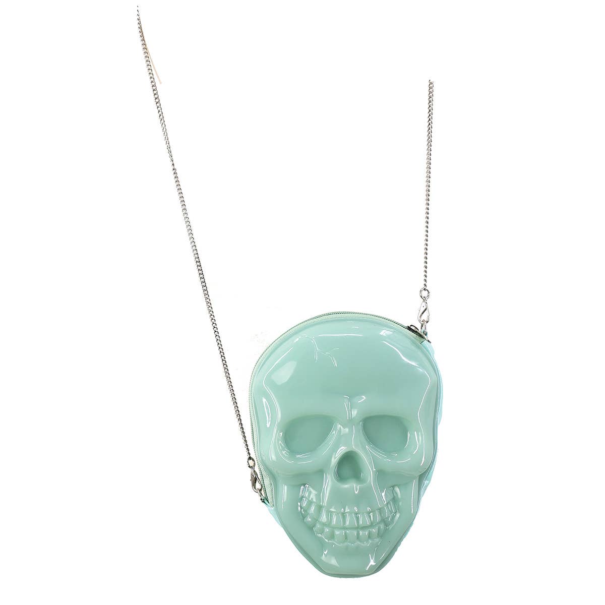 Glow in the Dark Skull Head Crossbody Bag - Halloween Purse