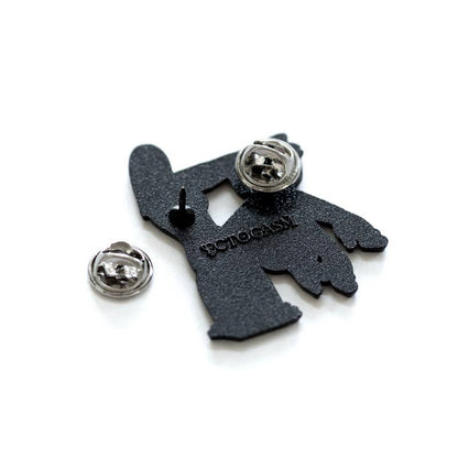 Ectogasm - Vintage Pinup Ghost Enamel Pin Halloween Accessory