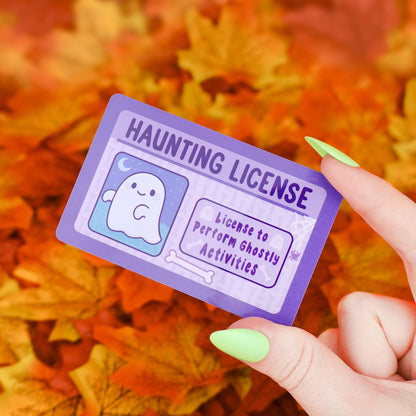 "Haunting License" Ghost Fake ID Fake Drivers License (Turtle's Soup)