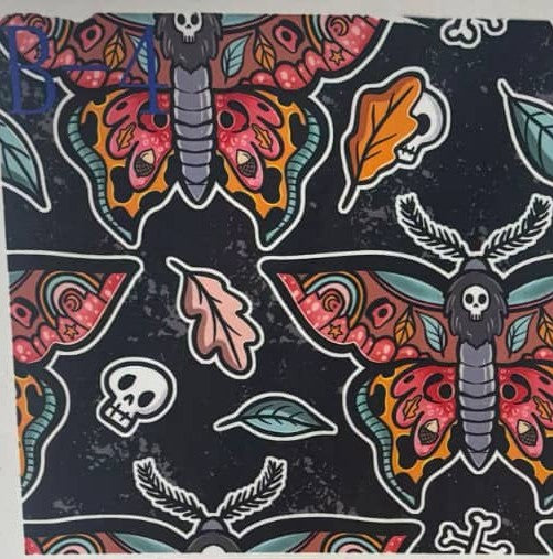 Pre-Order: Autumn Moth Exclusive Leggings with Side Pockets - High-quality Handcrafted Vibrant Horror Fall