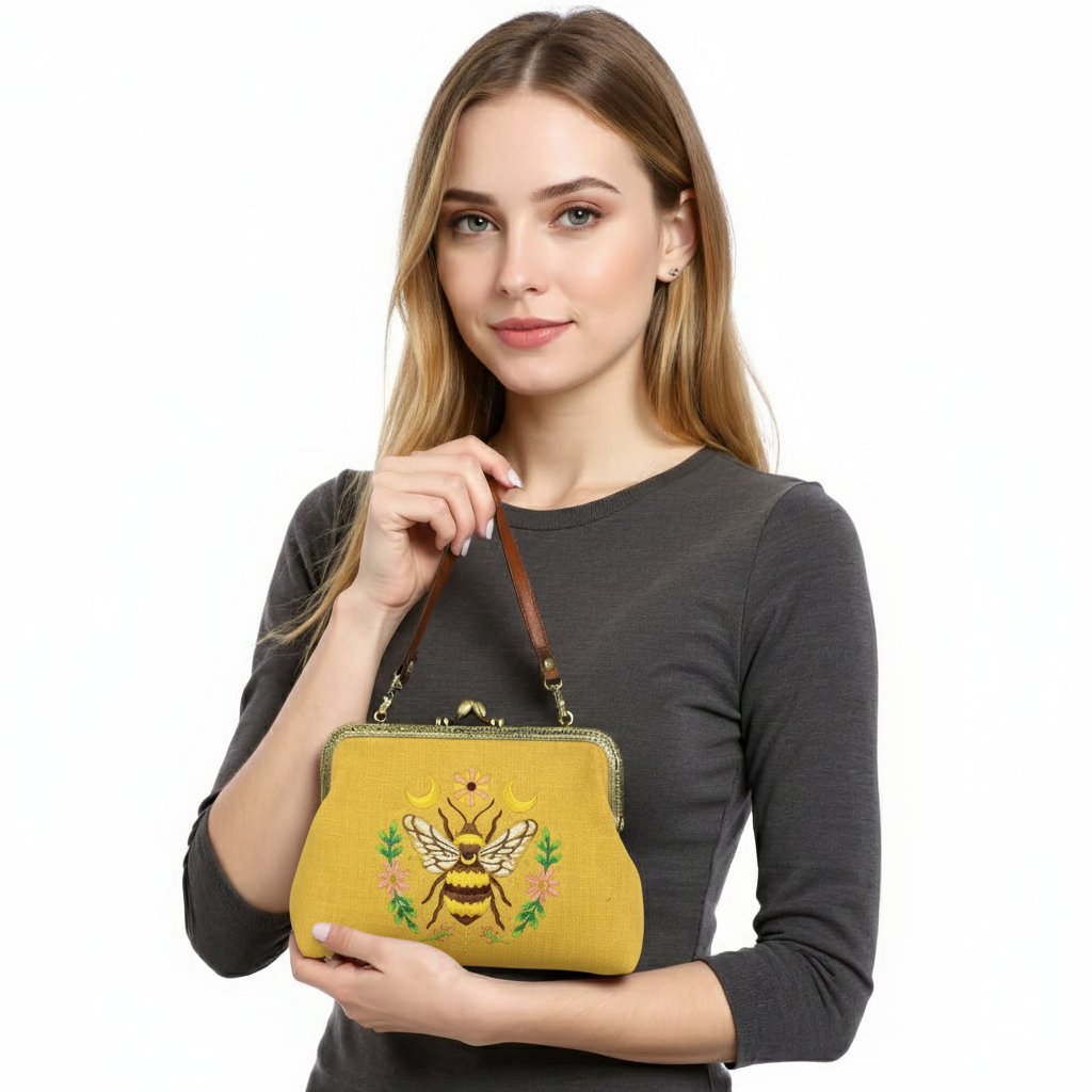 Bee Kiss Lock Bag