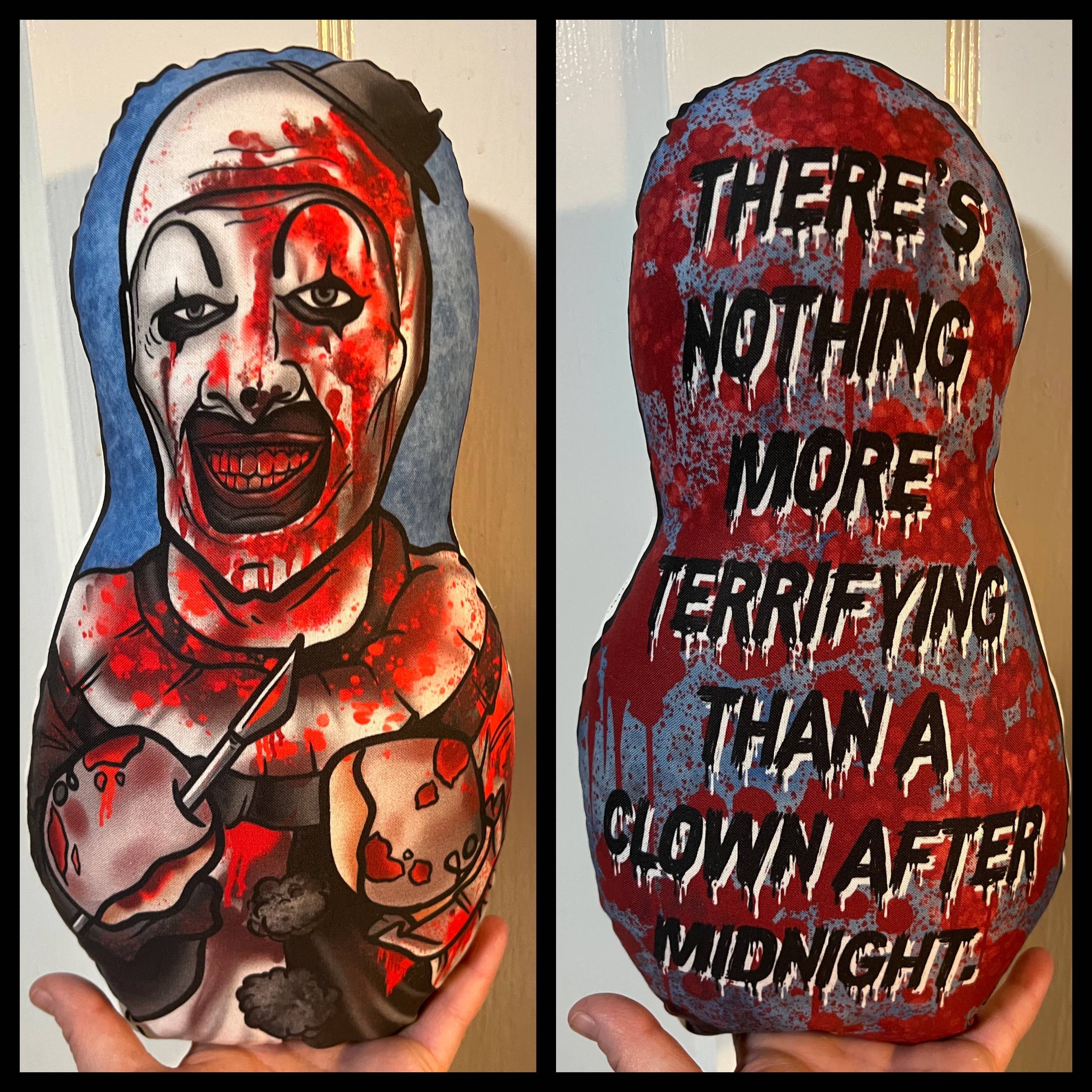 Art The Clown Terrifier Inspired Plush Doll (The Cuddle Cult ...