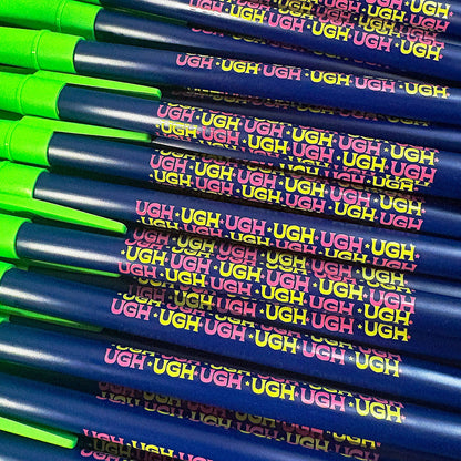 "UGH UGH UGH" Ballpoint Pen (Krystan Saint Cat)