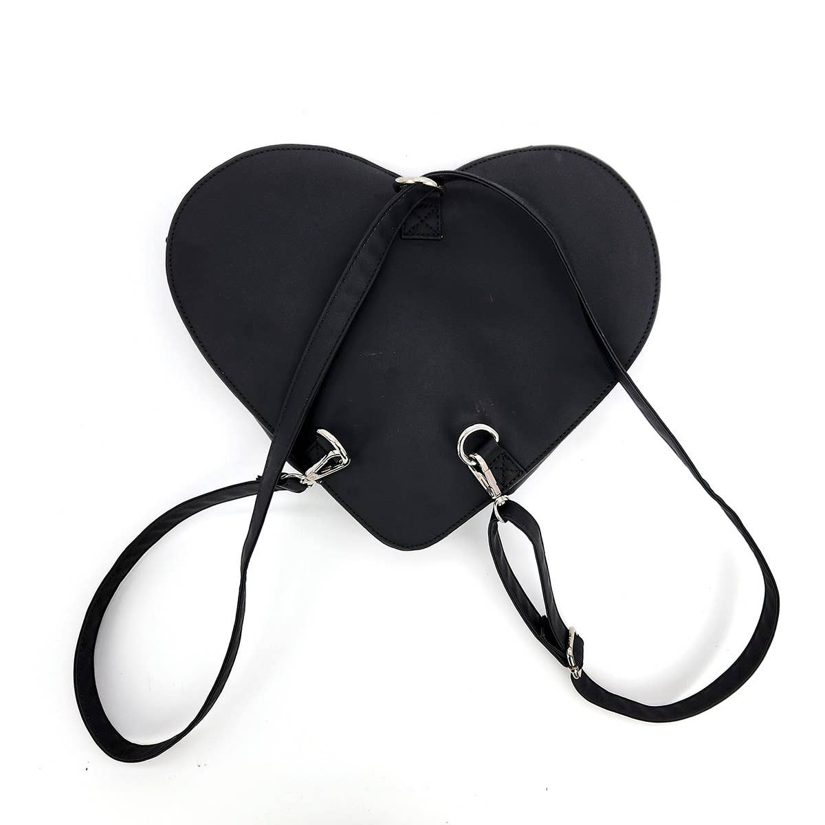 Glow in the Dark Frankenstein Bride Heart Backpack, Gothic Horror Mini Backpack Purse, Convertible Witchy Bag