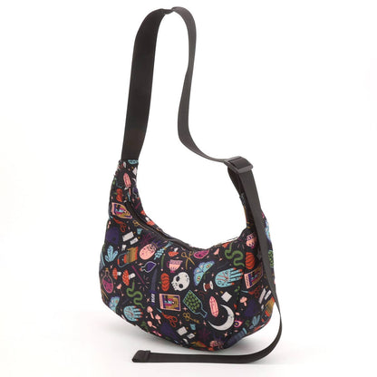 Magical Objects Shoulder Bag, Witchy Gothic Purse, Spooky Mystical Crossbody Vinyl Bag