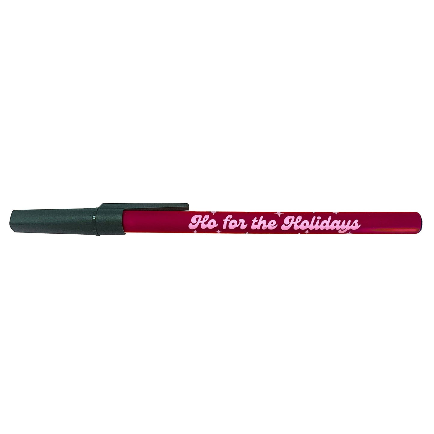 "Ho For The Holidays" Christmas Theme Ballpoint Pen (Krystan Saint Cat)