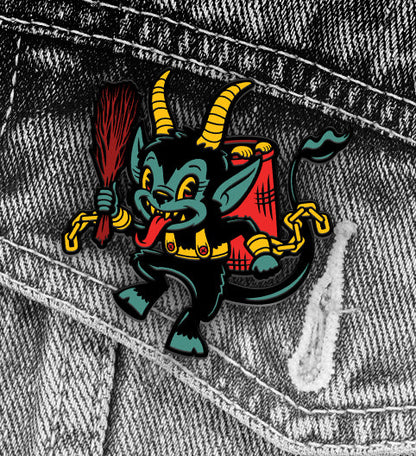 Classic Krampus Pin