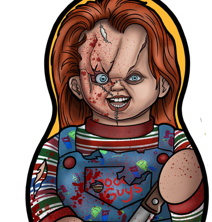 Chucky or TIffany Inspired Plush Doll (The Cuddle Cult)
