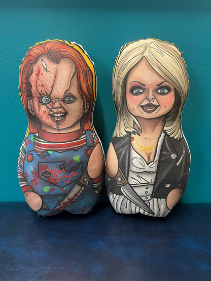 Chucky or TIffany Inspired Plush Doll (The Cuddle Cult)