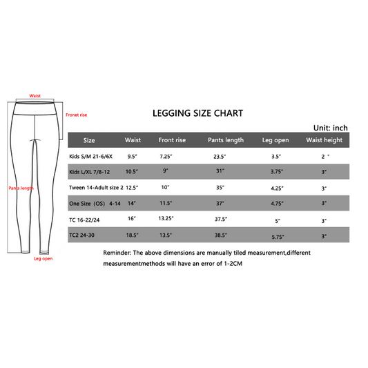 "Love Struck" Buttery Soft Leggings by Lipstick & Chrome One Size