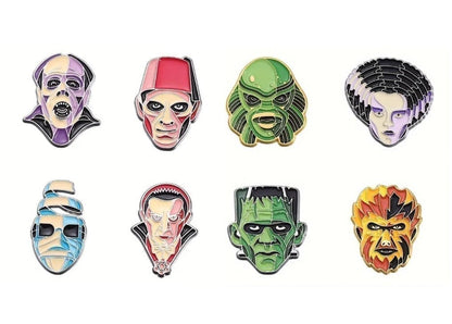 Movie Monsters Enamel Pins