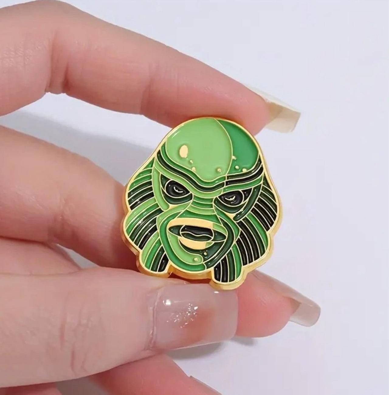 Movie Monsters Enamel Pins