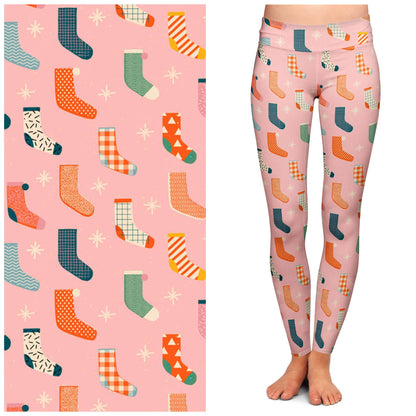 "Yuletide Yarn" Buttery Soft Leggings by Lipstick & Chrome