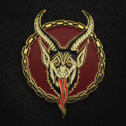 Krampus Enamel Pin