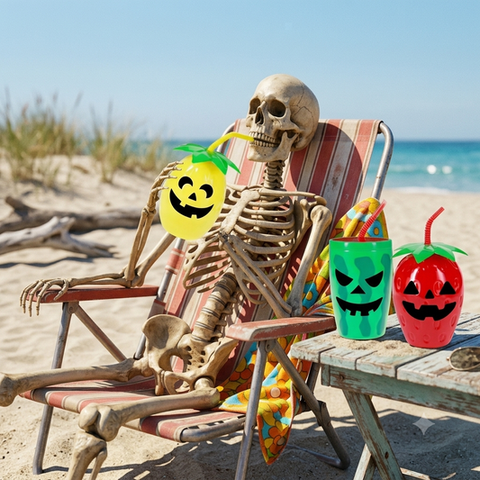 Jumbo Summerween Lemon Tumbler
