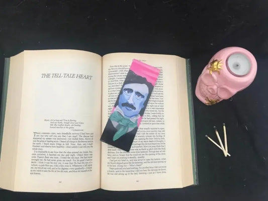 Edgar Allan Poe PopArt Bookmark