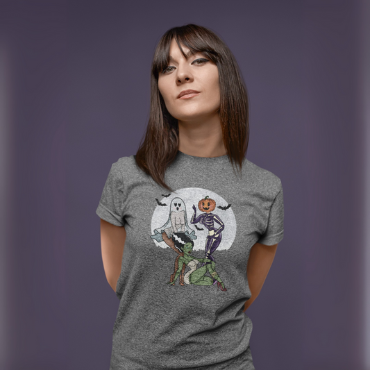 Halloween Pin-Up Babe Tee - Unisex Shirt