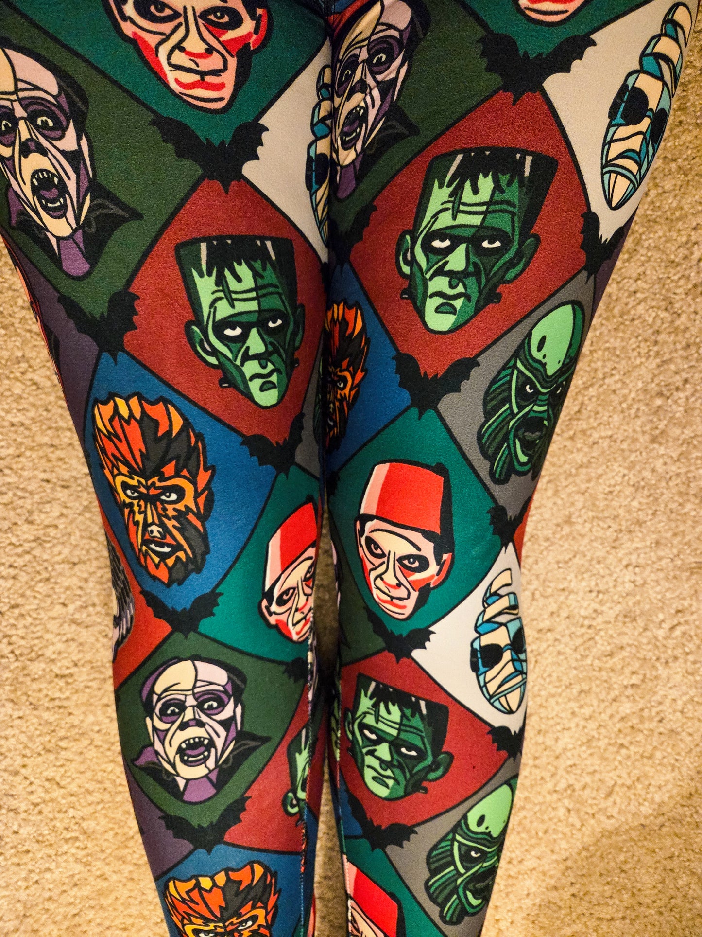 Uni Monsters Semi-Exclusive Leggings - High-quality Handcrafted Vibrant