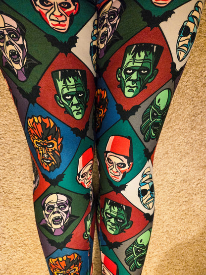 Uni Monsters Semi-Exclusive Leggings - High-quality Handcrafted Vibrant