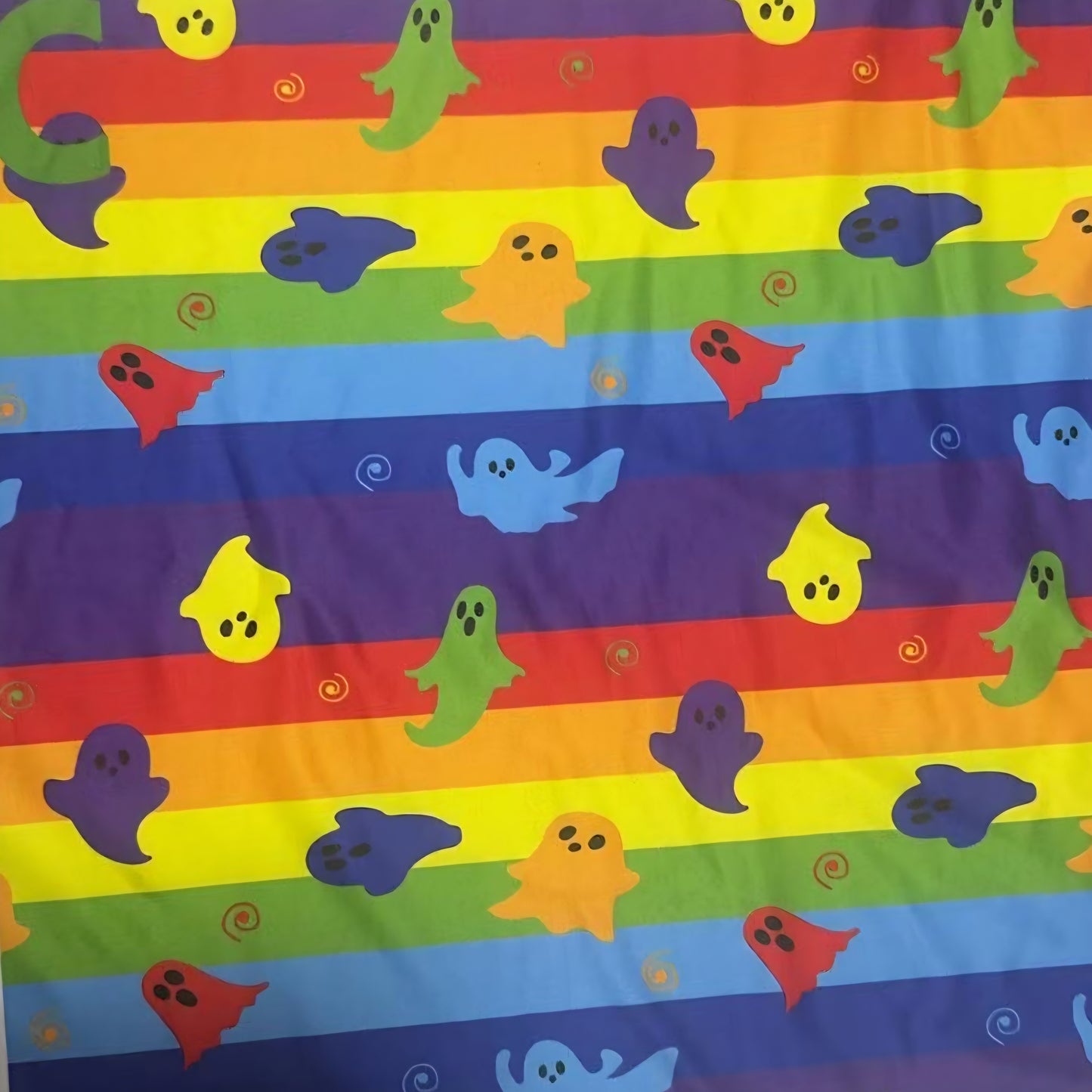 Ghostie Pride Exclusive Leggings - High-quality Handcrafted Vibrant LGBTQ+ Rainbow Ghosts