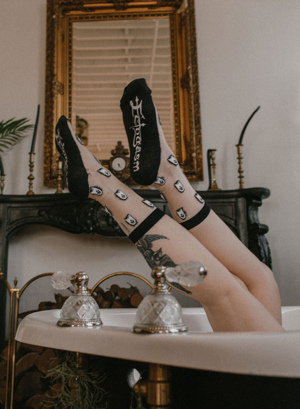 Sheer Ghosts Unisex Crew Socks