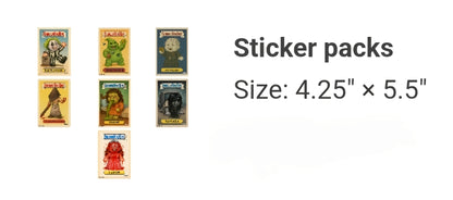 GPK Trading Card Sticker Pack