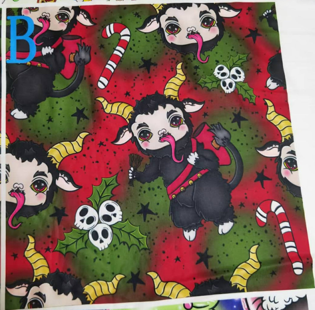 Pre-Order: Merry Krampus Semi-Exclusive Leggings - High-quality Handcrafted Vibrant