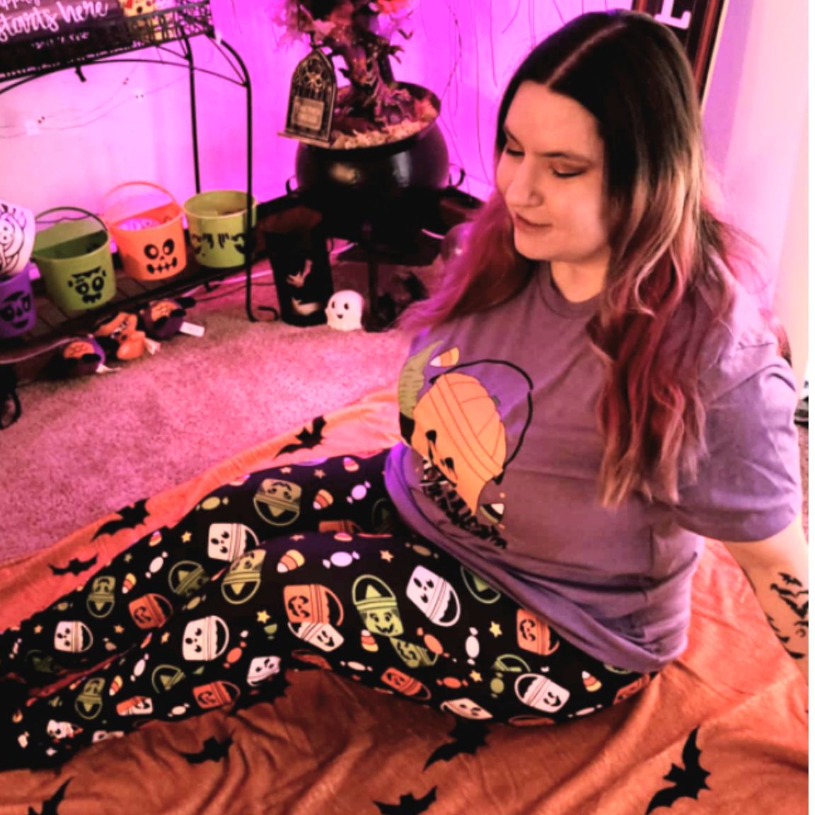 Boo Buckets - The Sketchy Pumpkin (Exclusive) - Pocket Leggings