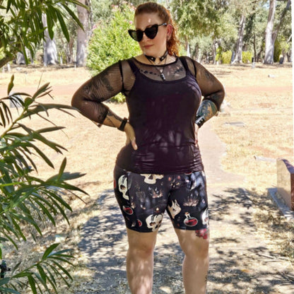 Salem Pocket Biker Shorts - High-quality Handcrafted Vibrant Bike Shorts