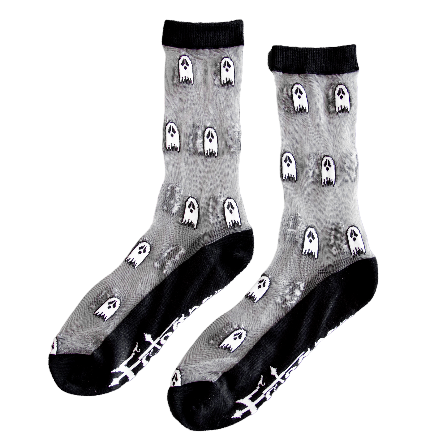 Sheer Ghosts Unisex Crew Socks