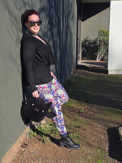 Silent Fright Exclusive Leggings - High-quality Handcrafted Vibrant