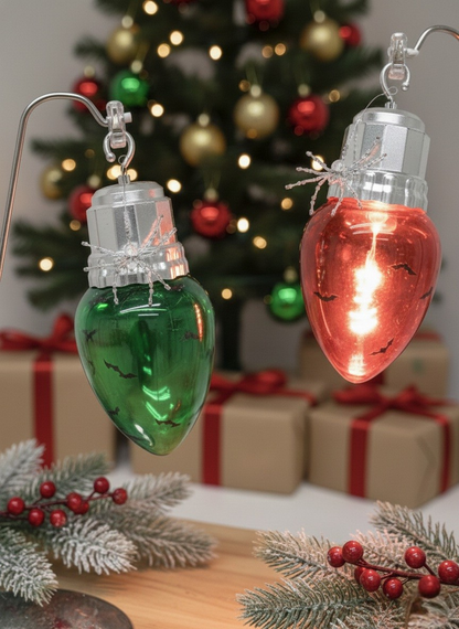 Jumbo Light-Up Bulb Container Ornament