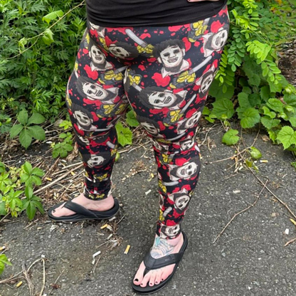 Bloody Leatherface (Semi-Exclusive) - High-quality Handcrafted Vibrant Leggings