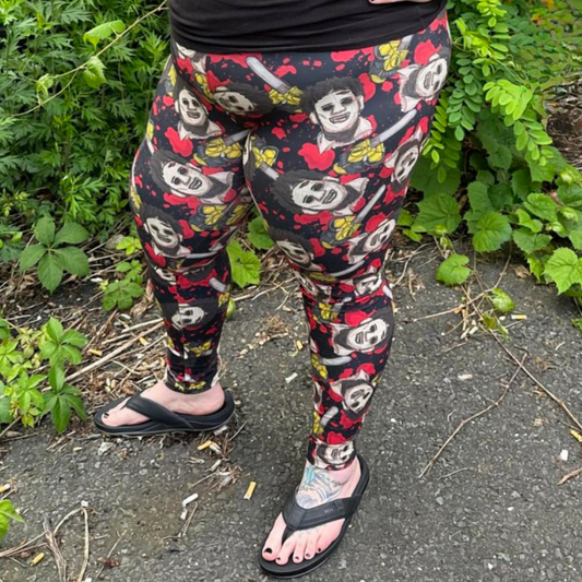 Bloody Leatherface (Semi-Exclusive) - High-quality Handcrafted Vibrant Leggings