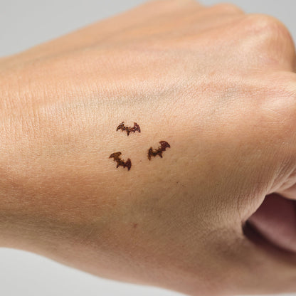 Bat Stamp and Eye Liner Makeup (Ashley Hay Design)