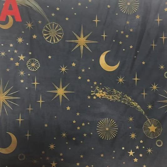 PRE-ORDER: Cosmic Night Leggings - High-quality Handcrafted Vibrant Witchy Celestial Moon Stars