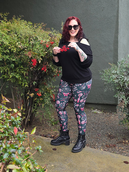 A Gothic Yule Semi-Exclusive Leggings - High-quality Handcrafted Vibrant