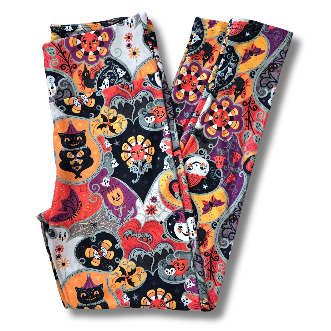“Spooky Sweet Patchwork Garden” Leggings (Limited Edition – Johanna Parker Exclusive)