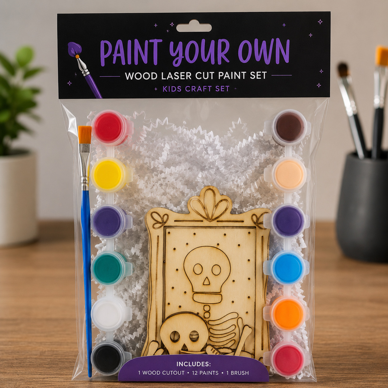 Mr. Skelly Layered Wood Paint Set
