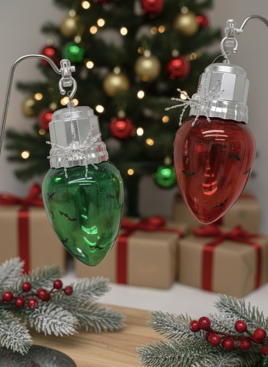 Jumbo Light-Up Bulb Container Ornament