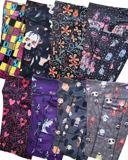 Spooky Sweet Garden (Johanna Parker Exclusive) Pocket Biker Shorts - High-quality Handcrafted Vibrant Bike Shorts