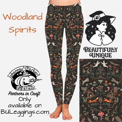 PRE-ORDER: “Woodland Spirits” Leggings (Limited Edition – Johanna Parker Exclusive)