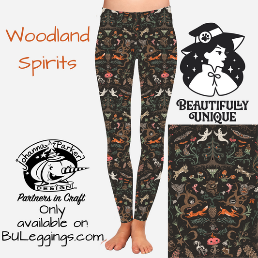 PRE-ORDER: “Woodland Spirits” Leggings (Limited Edition – Johanna Parker Exclusive)