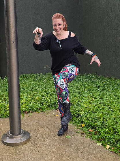 Uni Monsters Semi-Exclusive Leggings - High-quality Handcrafted Vibrant