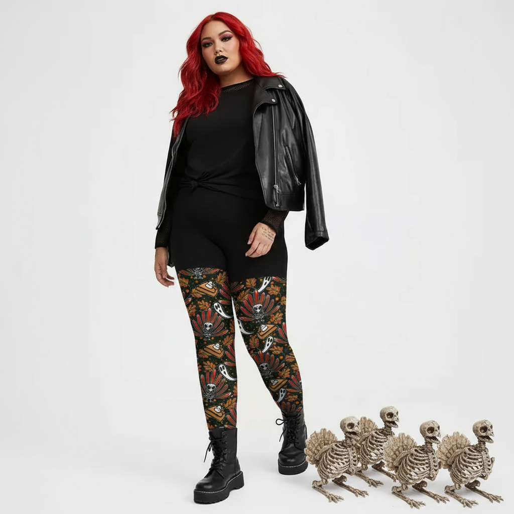 Spooky Thanksgiving (Semi-Exclusive) -Pocket Leggings