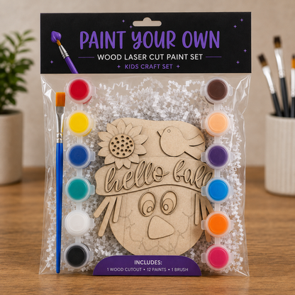 Autumn Scarecrow Layered Wood Paint Set