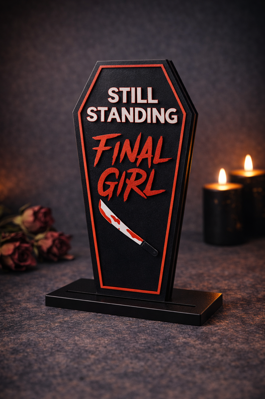 Still Standing Final Girl Jason table decor - Friday the 13th
