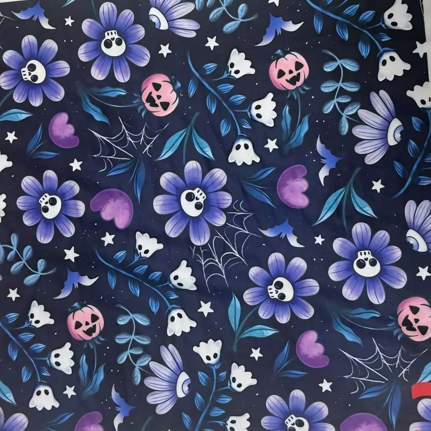 Pre-Order: Bloom and Gloom Semi-Exclusive Leggings - High-quality Handcrafted Vibrant Spring Spooky