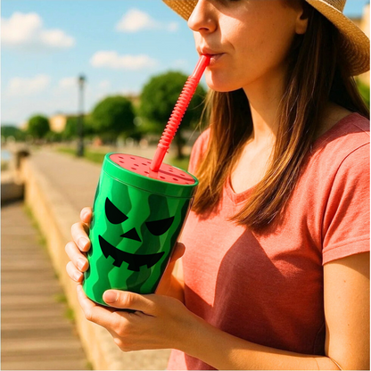 Jumbo Summerween Tumbler Jack-o-Melon
