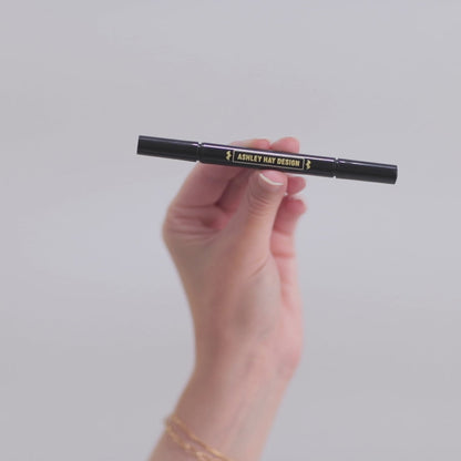 Bat Stamp and Eye Liner Makeup (Ashley Hay Design)